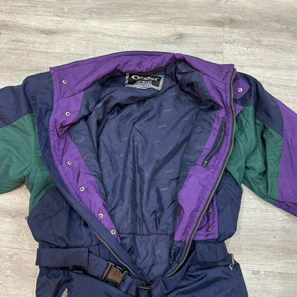 Vintage 80’s OSSI Skiwear One Piece Ski Snowboard Suit Retro Men's size large - Picture 4 of 14